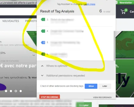 Problème de doublon des trackings Google analytics sur Shopify