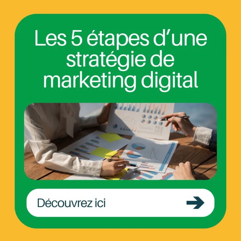 Les 5 étapes de base d’une stratégie de marketing digital