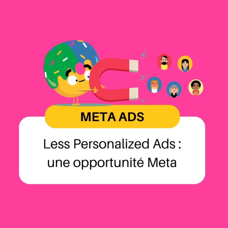 Less Personalized Ads : une opportunité Meta