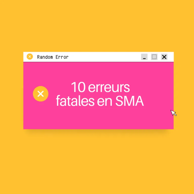 10 erreurs fatales en SMA