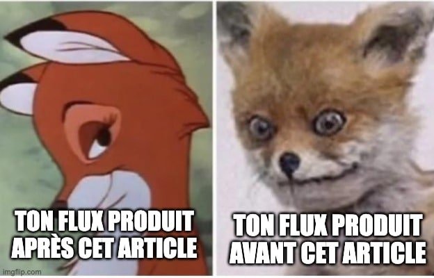Flux produit meme